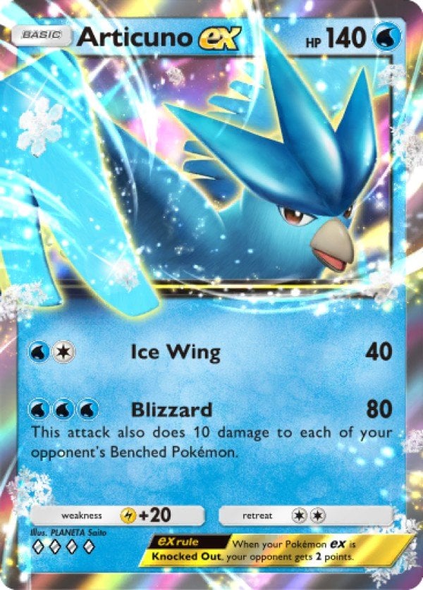 Articuno EX Card